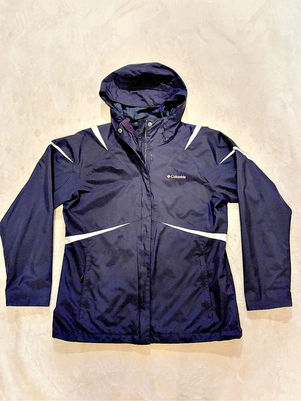 Columbia Women's WL7208 Blazing Star Interchange Jacket Shell Size L Black Oute